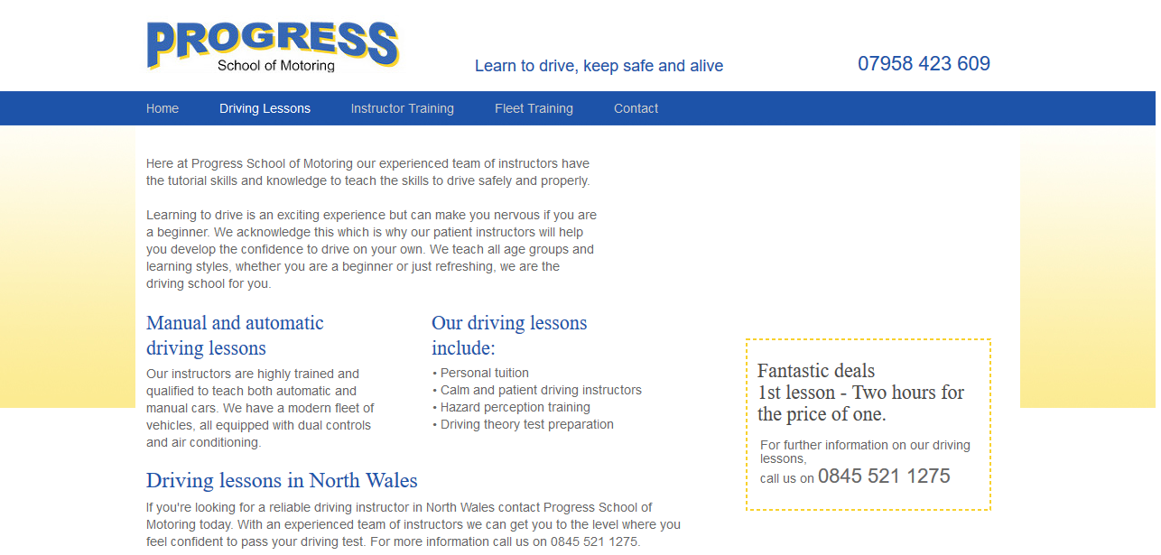 Previous Progress Website