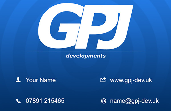 GPJ Developments Business Card